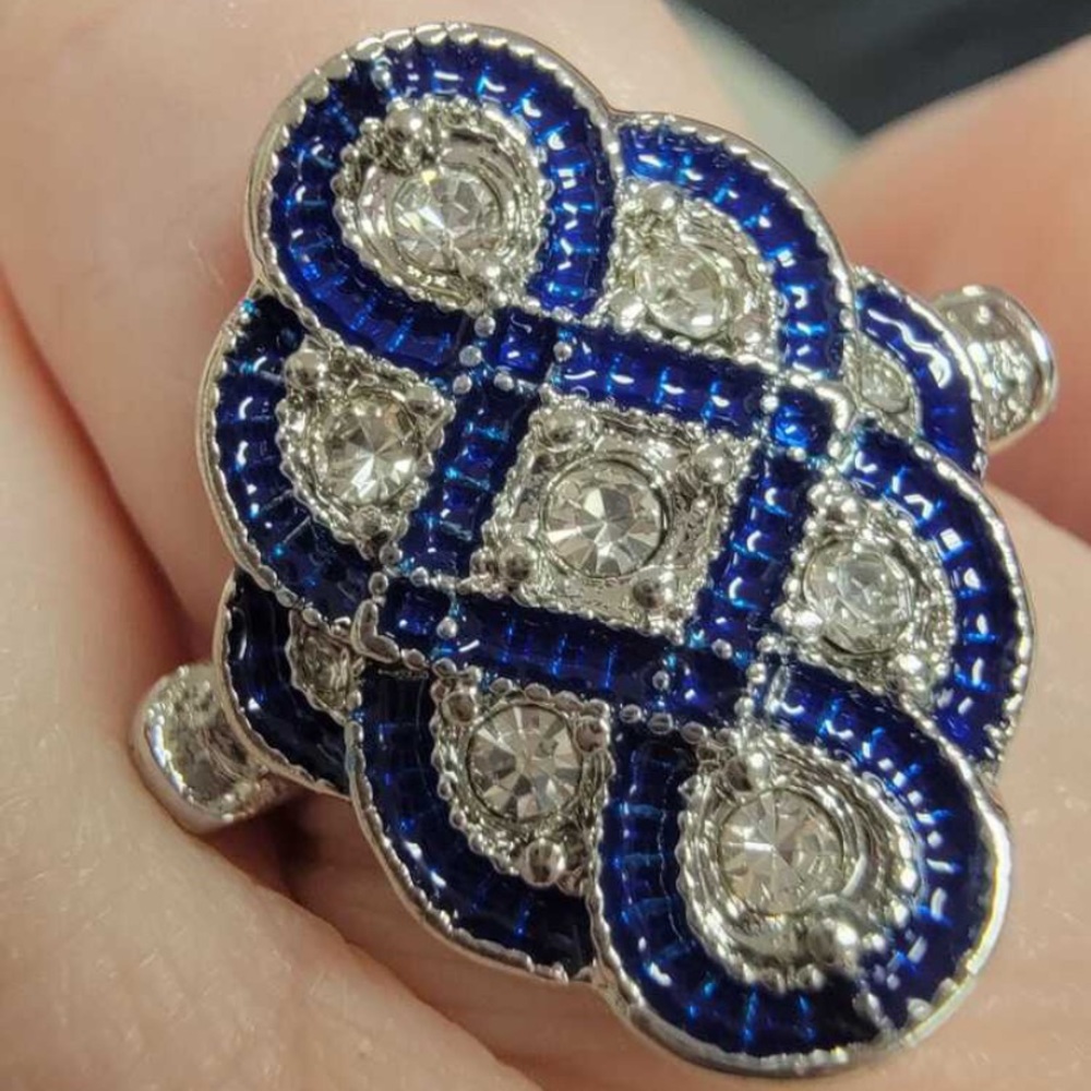 Brand New Rhinestone Ring - image 4